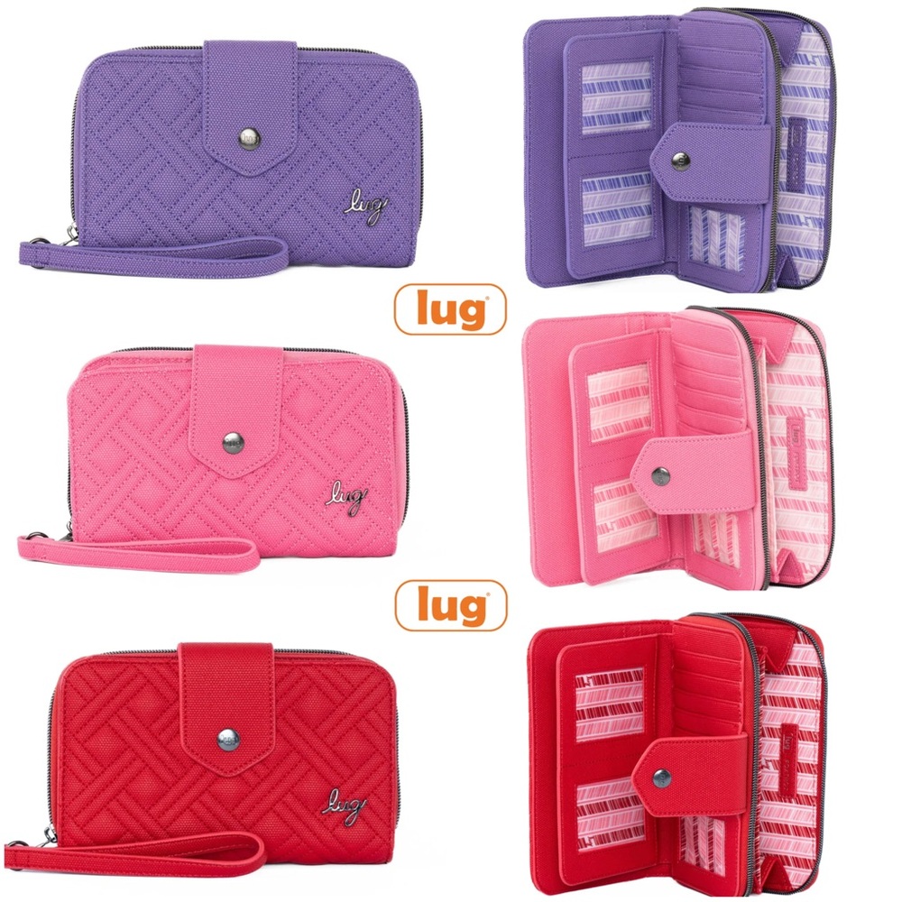 LUG Foxtrot Matte Luxe VL Wristlet Wallet NWT